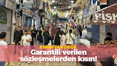 Esnafın kredisini değil, garantili hastane ve köprülerden kısın!