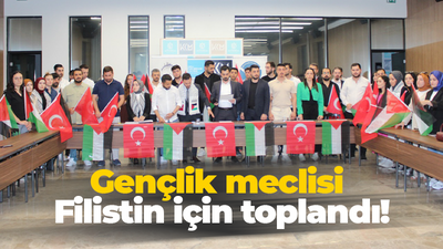 Gençlik meclisi Filistin için toplandı!