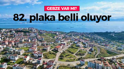 82. plaka kodu Gebze'ye mi gidecek? Liste açıklandı, 8 kriter var