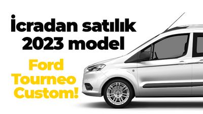 Kocaeli'de 2023 model Ford Tourneo Custom icradan satılık! İhaleye çıkacak