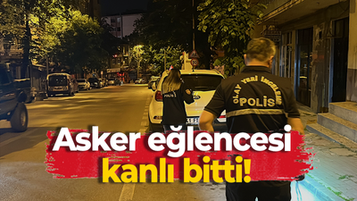 Asker eğlencesi kanlı bitti!