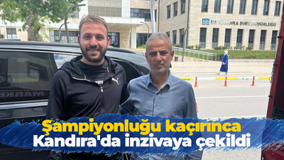 Şampiyonluğu kaçırınca Kandıra'da inzivaya çekildi