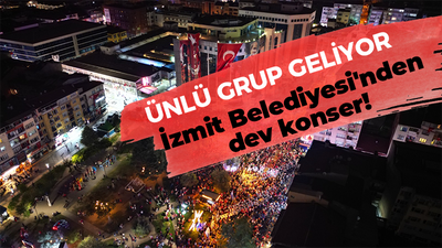 İzmit Belediyesi ünlü grubu getiriyor! Gençlere müjdeli haber