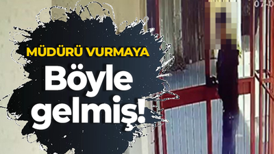 Okul müdürünü vuran öğrenci liseye silahla böyle giriş yapmış!