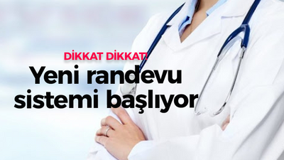 Hastanelerde yeni randevu sistemi başlıyor