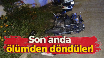 Son anda ölümden döndüler!