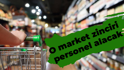 O market zinciri personel alacak!