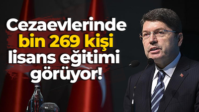 Cezaevlerinde bin 269 kişi lisans eğitimi görüyor!