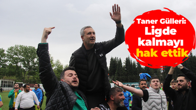 Taner Gülleri: Ligde kalmayı hak ettik