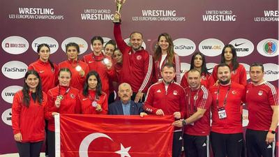 U23 Kadın Güreş Milli Takımımız Avrupa ikincisi oldu!