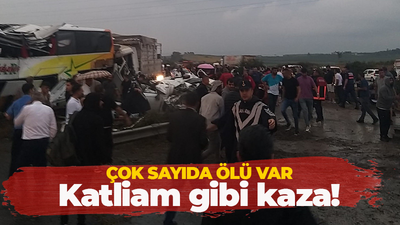 Katliam gibi kaza! Çok sayıda ölü var