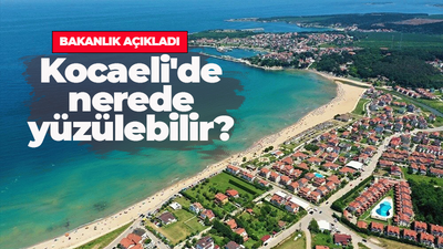 Kocaeli’de nerede yüzülebilir? Bakanlık listeyi açıkladı