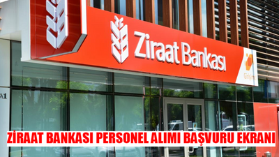 ZİRAAT BANKASI PERSONEL ALIMI BAŞVURU EKRANI: Ziraat Bankası İş Başvurusu Nasıl Yapılır? Ziraat Bankası Personel Alımı Başvuru Şartları