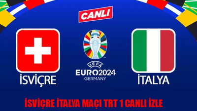 İSVİÇRE İTALYA MAÇI CANLI İZLE ŞİFRESİZ: TRT 1 Canlı Maç İzle İsviçre İtalya FULL KESİNTİSİZ! EURO 2024 İtalya İsviçre Maçı TRT 1 Tabii Canlı Yayın İzle