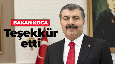 Kızılcık Şerbeti yer verdi! Fahrettin Koca teşekkür etti