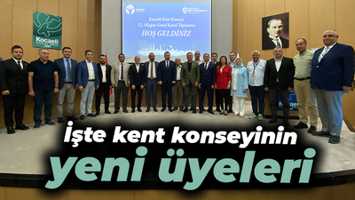 İşte kent konseyinin yeni başkanı ve yürütme kurulu üyeleri