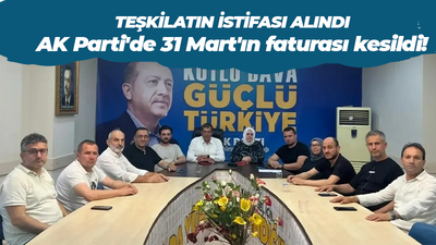 AK Parti 31 Mart seçimlerinin faturasını Karamürsel’e kesti! Teşkilatın istifası alındı…