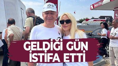 Özdağ'ın geldiği gün istifa etti!