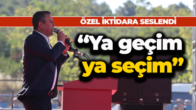 Özgür Özel Kocaeli’den iktidara seslendi: “Ya geçim ya seçim”