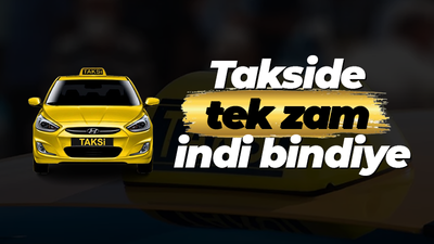 Takside tek zam indi bindiye