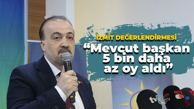 Talus’tan İzmit değerlendirmesi! “Mevcut başkan 5 bin daha az oy aldı”