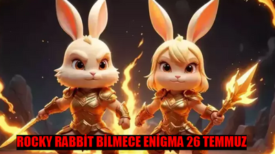 26 TEMMUZ ROCKY RABBİT ENİGMA BULMACA ÇÖZÜMÜ: Rocky Rabbit Combo Şifresi! Rocky Rabbit Daily Code