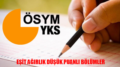 YKS 200, 250, 300 PUANLA HANGİ BÖLÜMLERE GİREBİLİRİM EŞİT AĞIRLIK? Eşit Ağırlık 1 Milyonla Alan Bölümler! 2 - 4 Yıllık Eşit Ağırlık Bölümleri