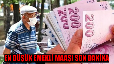 EN DÜŞÜK EMEKLİ MAAŞI SON DAKİKA: AK Parti En Düşük Emekli Aylığı İçin Düğmeye Bastı! 2024 Temmuz En Düşük Emekli Maaşı Ne Kadar Olacak?