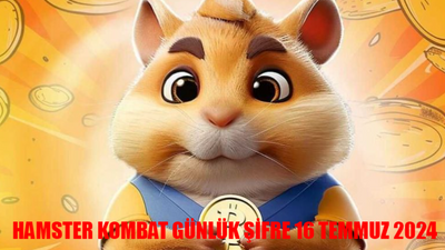 HAMSTER KOMBAT GÜNLÜK ŞİFRE 16 TEMMUZ 2024 TIKLA ÖĞREN: Hamster Kombat Günlük Kombo Kartları! 16 Temmuz Hamster Kombat Mors Kodu Yazılışı