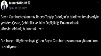 Murat Kurum Çevre Şehircilik ve İklim Bakanı Oldu! Murat Kurum kim? Murat Kurum nereli? Murat Kurum ne dedi?