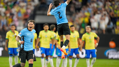 Uruguay, Copa America'da Brezilya'yı eleyip yarı finale yükseldi