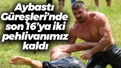 Aybastı Güreşleri’nde son 16’ya iki pehlivanımız kaldı