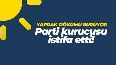 İYİ Parti'de yaprak dökümü devam ediyor: Parti kurucusu istifa etti!