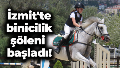 İzmit'te binicilik şöleni başladı!