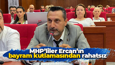 MHP’liler Ercan’ın bayram kutlamasından rahatsız