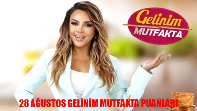 GELİNİM MUTFAKTA BUGÜN ÇEYREK ALTINI KİM ALDI? Kanal D 28 Ağustos Gelinim Mutfakta Puan Durumu