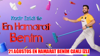 KADİR EZİLDİ İLE EN HAMARAT BENİM 21 AĞUSTOS ÇARŞAMBA CANLI İZLE LİNKİ: Now TV En Hamarat Benim Son Bölüm İzle Youtube Tek Parça