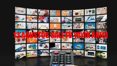 TV YAYIN AKIŞI 13 AĞUSTOS 2024 SALI TÜM KANALLAR: Bu Akşam TV'de Ne Var? 13 Ağustos Salı Bugün Kanallarda Ne Var?