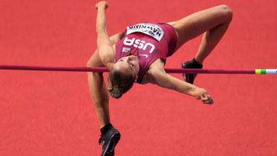 Chari Hawkins'in Heptatlon Madalyası Umutları Yüksek Atlama Sırasında Yıkıldı