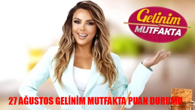 GELİNİM MUTFAKTA BUGÜN KİM BİRİNCİ OLDU? Kanal D 27 Ağustos Gelinim Mutfakta Puan Durumu