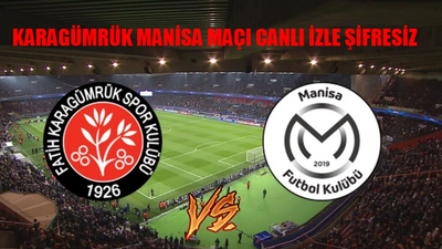 KARAGÜMRÜK MANİSA MAÇI CANLI İZLE ŞİFRESİZ! TRT Spor Karagümrük Manisa FK Maçı Canlı İzle Full HD! Manisa Karagümrük Maçı Kesintisiz İzle