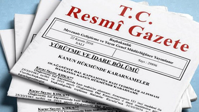 Resmi Gazete'de yeni karar yayımlandı... 9 Ağustos 2024 Resmi Gazete kararları? Bu gün Resmi gazete kararları?