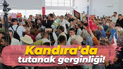 Kandıra'da tutanak gerginliği!
