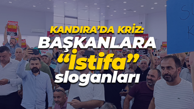 Kandıralılar ÇED'i yaptırmıyor! 'Tahir istifa' sloganları