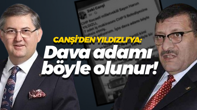 Zeki Canşi'den Yıldızlı'ya: Dava adamı böyle olunur!