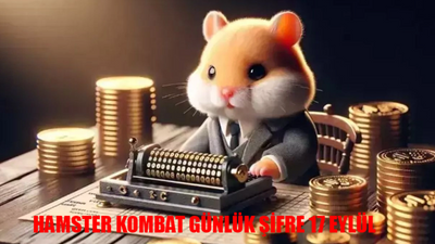 Hamster Kombat günlük şifre 17 Eylül 2024 coin yağmuru başladı! Hamster Kombat günlük kombo kartları