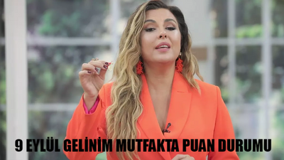 GELİNİM MUTFAKTA 9 EYLÜL PUAN DURUMU ASLI HÜNEL AÇIKLADI: Kanal D Gelinim Mutfakta Bugün Çeyrek Altını Kim Aldı?