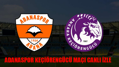 Adanaspor Keçiörengücü maçı canlı izle full HD! TRT Spor Adanaspor Ankara Keçiörengücü bedava izle! Adana Keçiören maçı kesintisiz izle