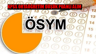 KPSS ortaöğretim 10, 20, 30, 40, 50, 60, 70, 80 puanla alan yerler 2024: KPSS ortaöğretim kaç puanla ne olunur?