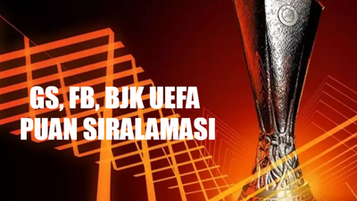 UEFA Puan Sıralaması Türkiye Kaçıncı Sırada? Galatasaray, Fenerbahçe, Beşiktaş UEFA Güncel Puan Durumu